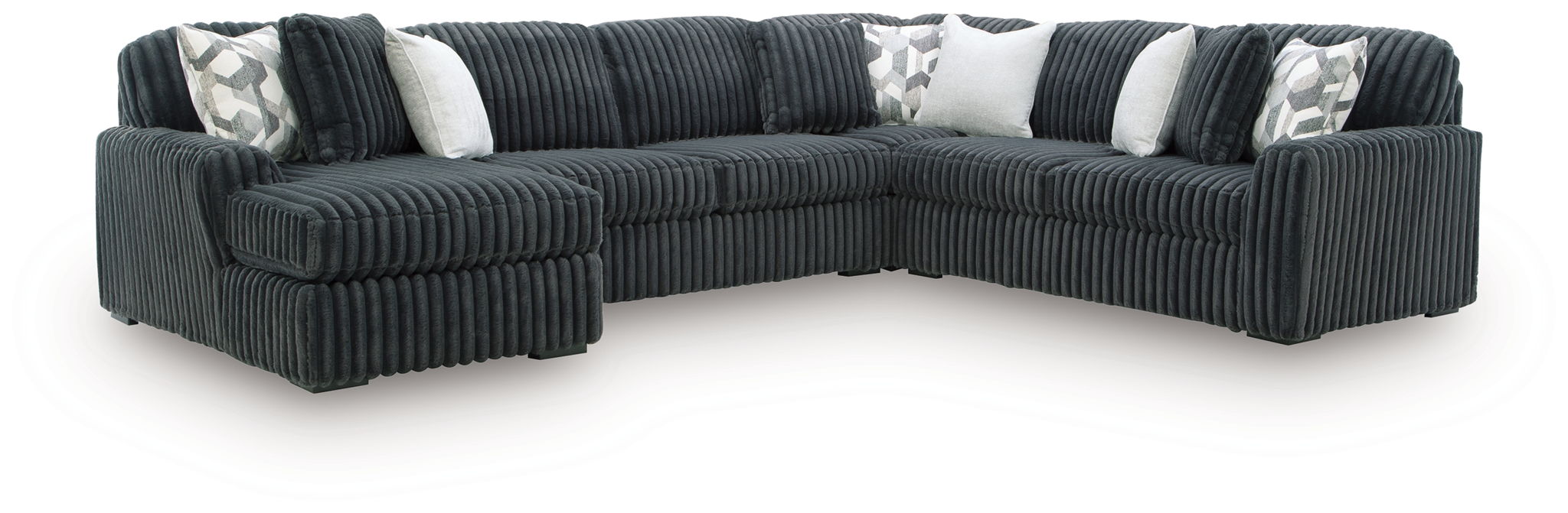 Midnight-Madness - Sectional – Stationary Sectionals by Signature Design by Ashley® at Furniture Wholesale Plus , Nashville furniture store