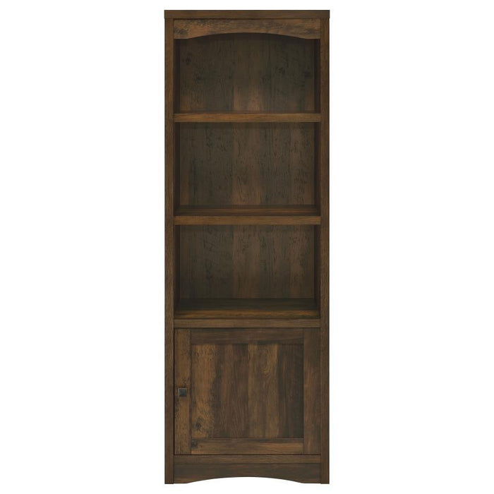 Laughlin - 3 Shelf Engineered Wood Media Tower – Standard Bookcases by CoasterEveryday at Furniture Wholesale Plus , Nashville furniture store