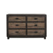 Harlington - 6-Drawer Dresser – Dressers by Elements International at Furniture Wholesale Plus , Nashville furniture store
