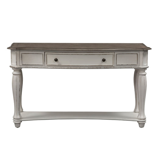 Magnolia Manor - Sofa Table - Antique White – Sofa Tables by Liberty Furniture at Furniture Wholesale Plus , Nashville furniture store