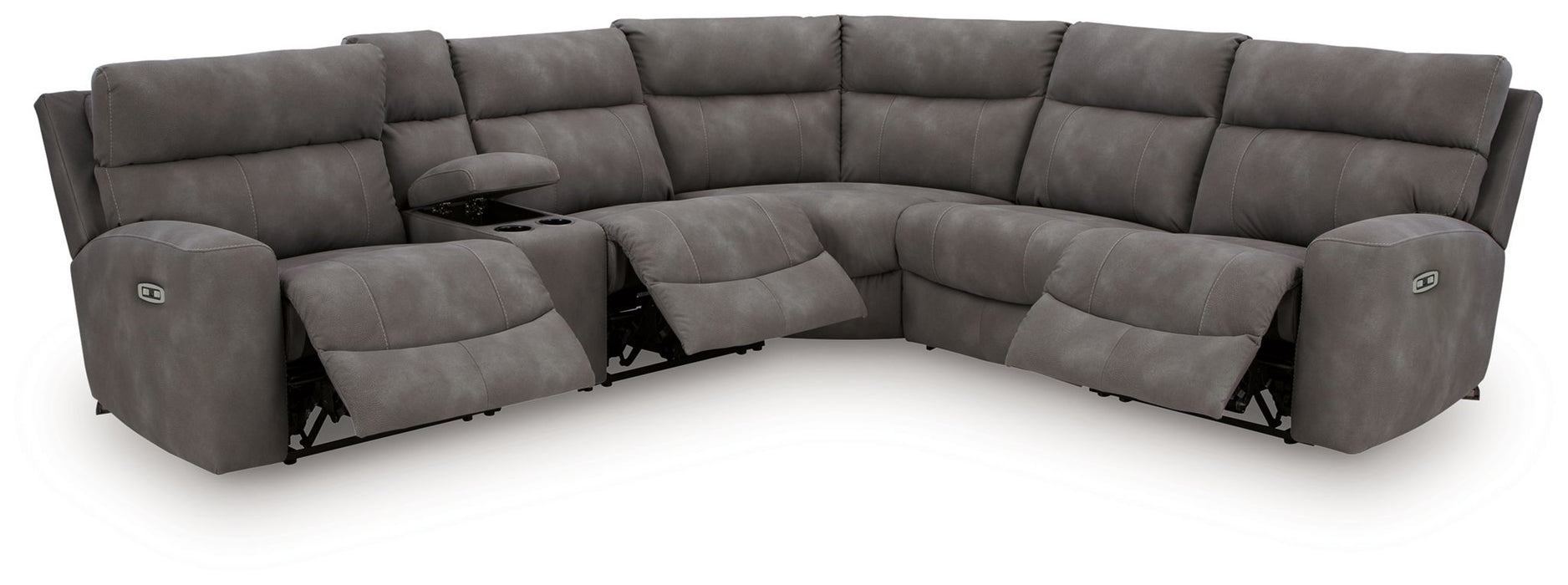 Next-Gen Durapella - Power Reclining Sectional Set – 6 Piece Living Room Sets by Signature Design by Ashley® at Furniture Wholesale Plus , Nashville furniture store