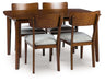 Tameride - Dining Room Table Set (Set of 5) - Brown – 5 Piece Dining Room Sets by Signature Design by Ashley® at Furniture Wholesale Plus , Nashville furniture store