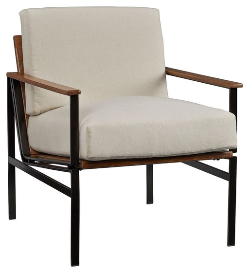 Tilden - Ivory / Brown - Accent Chair - Premium Accent Chairs from Signature Design by Ashley® - Just $448! Shop now at Furniture Wholesale Plus  We are the best furniture store in Nashville, Hendersonville, Goodlettsville, Madison, Antioch, Mount Juliet, Lebanon, Gallatin, Springfield, Murfreesboro, Franklin, Brentwood