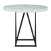 Riko - Round Counter Height Dining Table - White – Counter Tables by Elements International at Furniture Wholesale Plus , Nashville furniture store