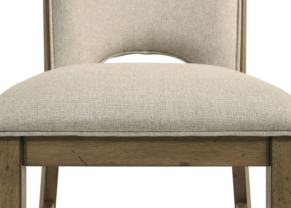 Cockrell - Side Chair (Set of 2) - Light Brown / Beige – Chair Sets by Crown Mark at Furniture Wholesale Plus , Nashville furniture store
