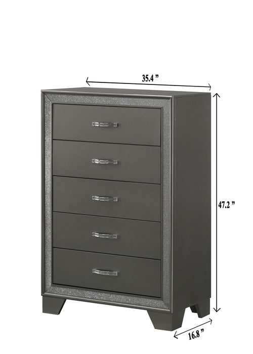 Kaia - Chest - Dark Gray – Accent Chests by Crown Mark at Furniture Wholesale Plus , Nashville furniture store