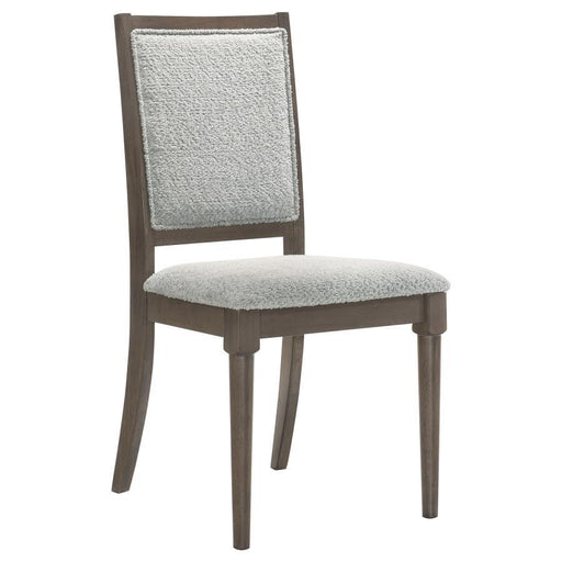 Onslow - Upholstered Dining Side Chair (Set of 2) - Dark Brown – Chair Sets by Coaster Fine Furniture at Furniture Wholesale Plus , Nashville furniture store