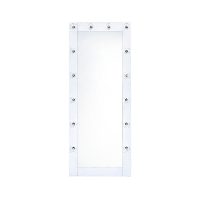 Lindy - Floor Mirror - Glossy White – Floor Mirrors by Elements International at Furniture Wholesale Plus , Nashville furniture store