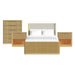Sylvie - Bedroom Set With Upholstered Bed – 3 Piece Bedroom Sets by Elements International at Furniture Wholesale Plus , Nashville furniture store