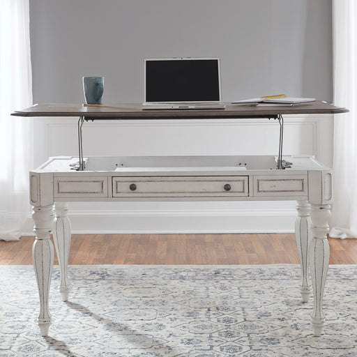 Magnolia Manor - Lift Top Writing Desk - Antique White – Lift Top Desks by Liberty Furniture at Furniture Wholesale Plus , Nashville furniture store