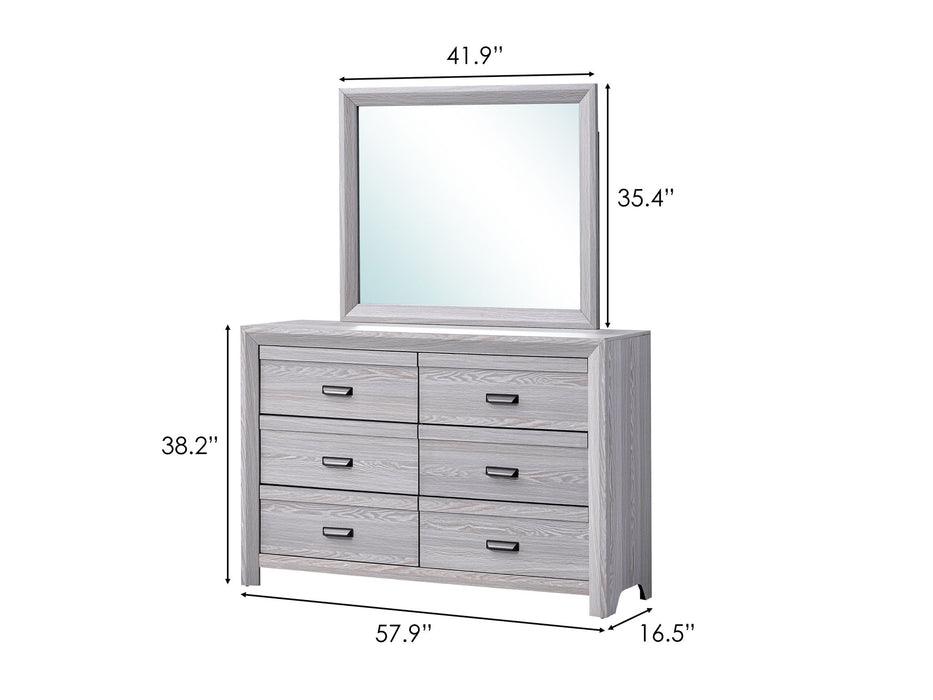 Adelaide - Dresser, Mirror – Dressers by Crown Mark at Furniture Wholesale Plus , Nashville furniture store