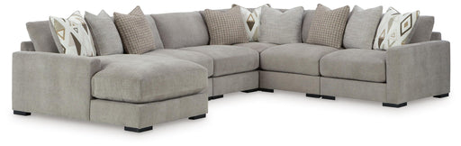 Aslan Court - 6 Piece Sectional – Stationary Sectionals by Benchcraft® at Furniture Wholesale Plus , Nashville furniture store