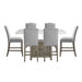 Grayson - Counter Height Set With White Top Table – 5 Piece Dining Room Sets by Steve Silver Furniture at Furniture Wholesale Plus , Nashville furniture store