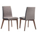 Redbridge - Upholstered Dining Side Chair (Set of 2) - Natural Walnut – Chair Sets by CoasterEveryday at Furniture Wholesale Plus , Nashville furniture store