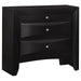 Briana - 2-Drawer Nightstand - Black – Accent Nightstands by CoasterEssence at Furniture Wholesale Plus , Nashville furniture store