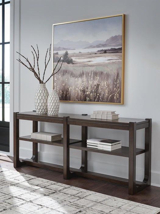 Breckington - Sofa Table - Dark Brown – Sofa Tables by Signature Design by Ashley® at Furniture Wholesale Plus , Nashville furniture store