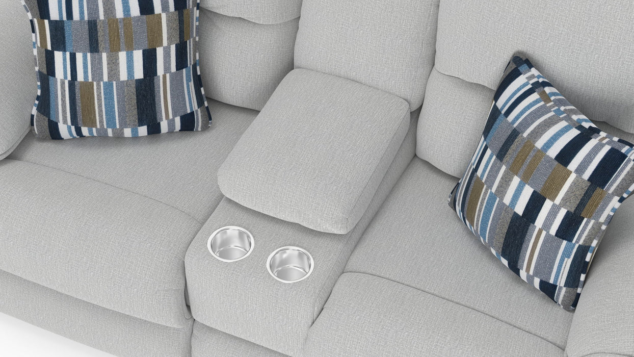 Lenny - Power Lay Flat Reclining Console Loveseat – Reclining Loveseats by Catnapper at Furniture Wholesale Plus , Nashville furniture store