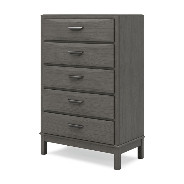 Mazing - Five Drawer Chest - Gray – Accent Chests by Signature Design by Ashley® at Furniture Wholesale Plus , Nashville furniture store