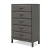 Mazing - Five Drawer Chest - Gray – Accent Chests by Signature Design by Ashley® at Furniture Wholesale Plus , Nashville furniture store