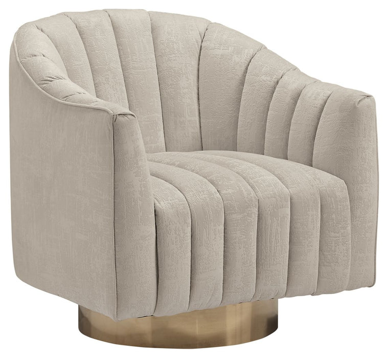 Penzlin - Pearl - Swivel Accent Chair - Premium Swivel Chairs from Signature Design by Ashley® - Just $468! Shop now at Furniture Wholesale Plus  We are the best furniture store in Nashville, Hendersonville, Goodlettsville, Madison, Antioch, Mount Juliet, Lebanon, Gallatin, Springfield, Murfreesboro, Franklin, Brentwood