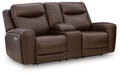 Gravier - Power Reclining Loveseat With Console / Adjustable Headrest - Cordova – Reclining Loveseats by Benchcraft® at Furniture Wholesale Plus , Nashville furniture store
