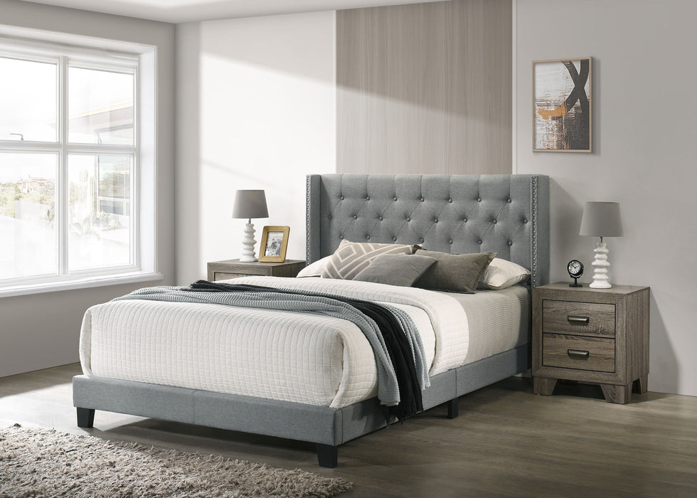 Makayla - Bed – Upholstered Beds by Crown Mark at Furniture Wholesale Plus , Nashville furniture store