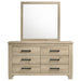 Oakglen - 6-Drawer Bedroom Dresser – Dressers by Coaster Fine Furniture at Furniture Wholesale Plus , Nashville furniture store