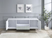 Mirage - TV Cabinet - White – TV Stands by Steve Silver Furniture at Furniture Wholesale Plus , Nashville furniture store
