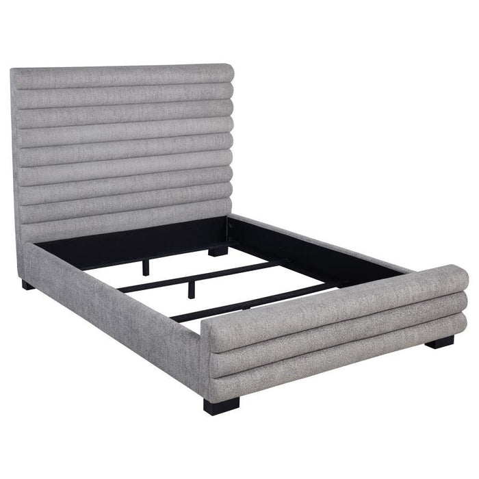 Patricia - Boucle Upholstered Bed – Upholstered Beds by Coaster Fine Furniture at Furniture Wholesale Plus , Nashville furniture store