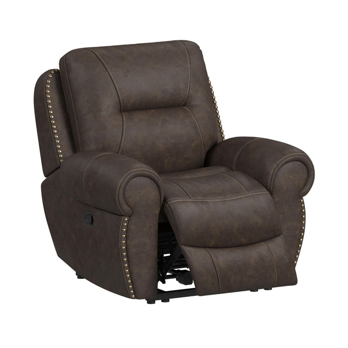 Topeka - Recliner - Rocky Brown – Reclining Chairs by Elements International at Furniture Wholesale Plus , Nashville furniture store