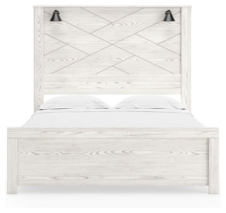 Gerridan - Panel Bed With Sconces – Panel Beds by Signature Design by Ashley® at Furniture Wholesale Plus , Nashville furniture store