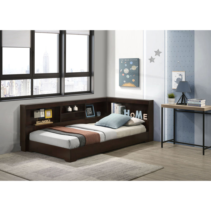 Sami - Corner Bed – Storage Beds by Elements International at Furniture Wholesale Plus , Nashville furniture store