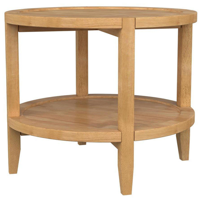 Camillo - Round Solid Wood Table – End Tables by Coaster Fine Furniture at Furniture Wholesale Plus , Nashville furniture store