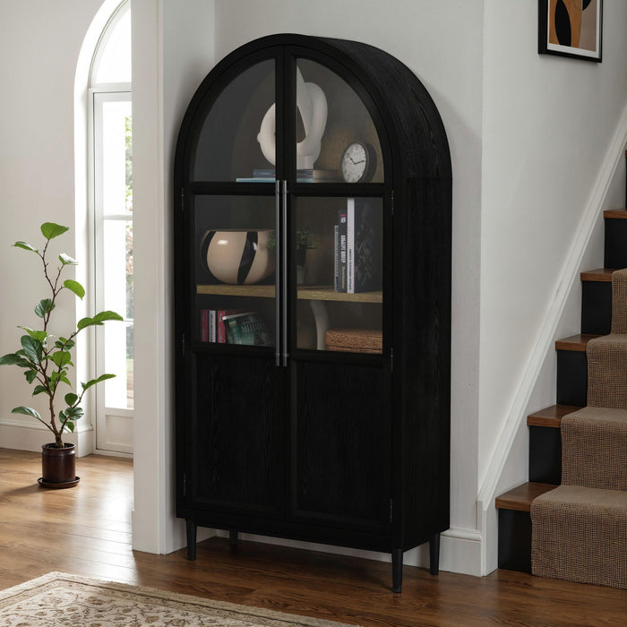 Taurus - Bookcase - Black – Standard Bookcases by Elements International at Furniture Wholesale Plus , Nashville furniture store