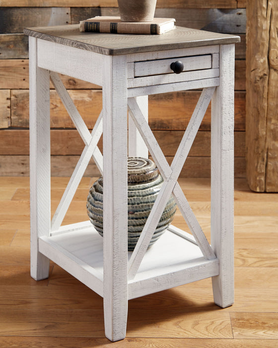Adalane - Accent Table - White / Gray – Accent Tables by Signature Design by Ashley® at Furniture Wholesale Plus , Nashville furniture store