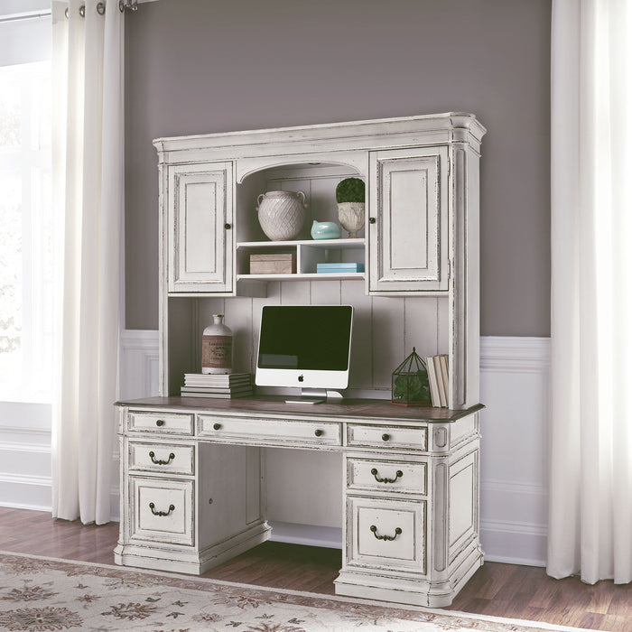 Magnolia Manor - Credenza – Credenzas & Hutches by Liberty Furniture at Furniture Wholesale Plus , Nashville furniture store