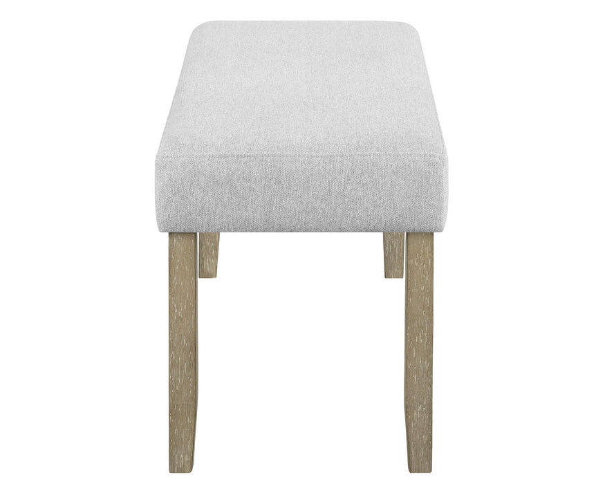 Hazel - Bench - Wired White – Dining Benches by Crown Mark at Furniture Wholesale Plus , Nashville furniture store