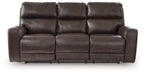 Crossplex - Power Reclining Sofa With Adjustable Headrest - Smoke – Reclining Sofas by Signature Design by Ashley® at Furniture Wholesale Plus , Nashville furniture store