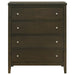 Wilkes - 4-Drawer Chest Of Drawers - Dark Cocoa – Accent Chests by Coaster Fine Furniture at Furniture Wholesale Plus , Nashville furniture store