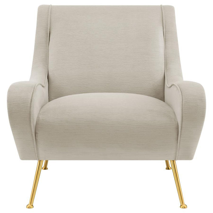 Ricci - Upholstered Saddle Arm Accent Chair – Arm Chairs by Coaster Fine Furniture at Furniture Wholesale Plus , Nashville furniture store