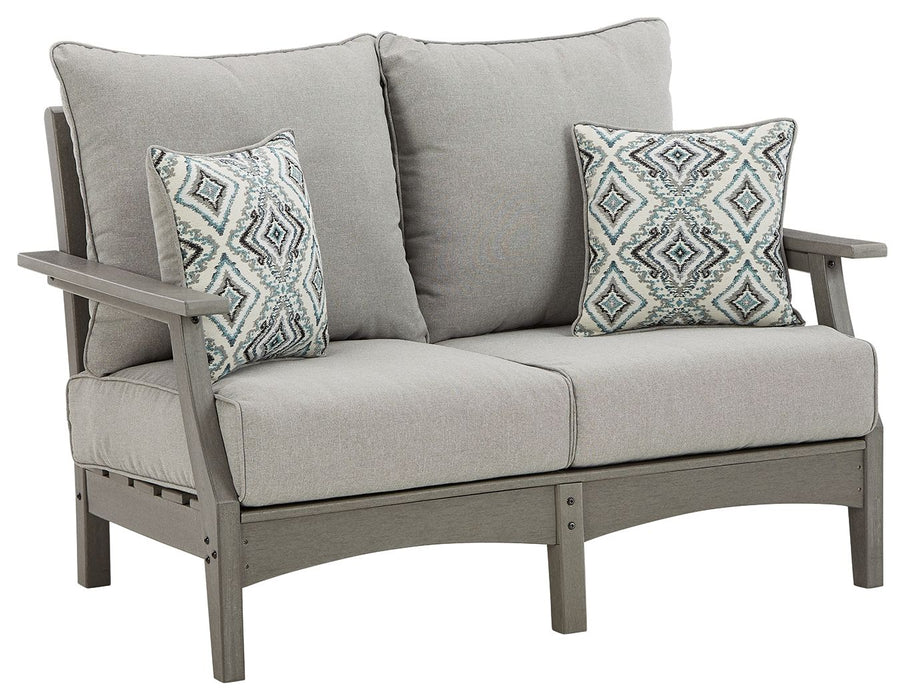 Visola - Loveseat w/Cushion - Gray – Loveseats by Signature Design by Ashley® at Furniture Wholesale Plus , Nashville furniture store