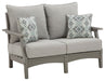 Visola - Loveseat w/Cushion - Gray – Loveseats by Signature Design by Ashley® at Furniture Wholesale Plus , Nashville furniture store