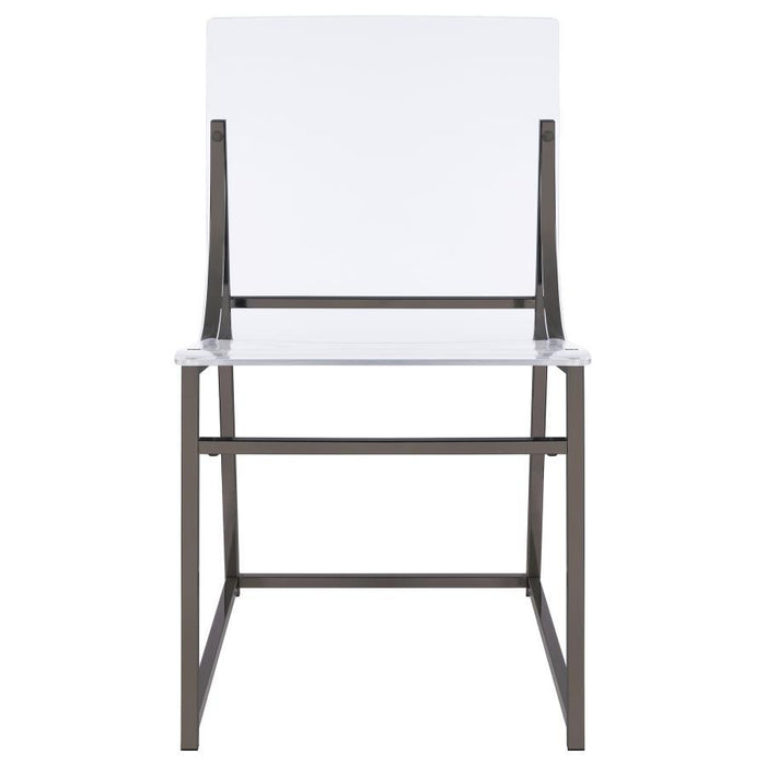 Adino - Acrylic Dining Side Chair (Set of 2) – Chair Sets by Coaster Fine Furniture at Furniture Wholesale Plus , Nashville furniture store