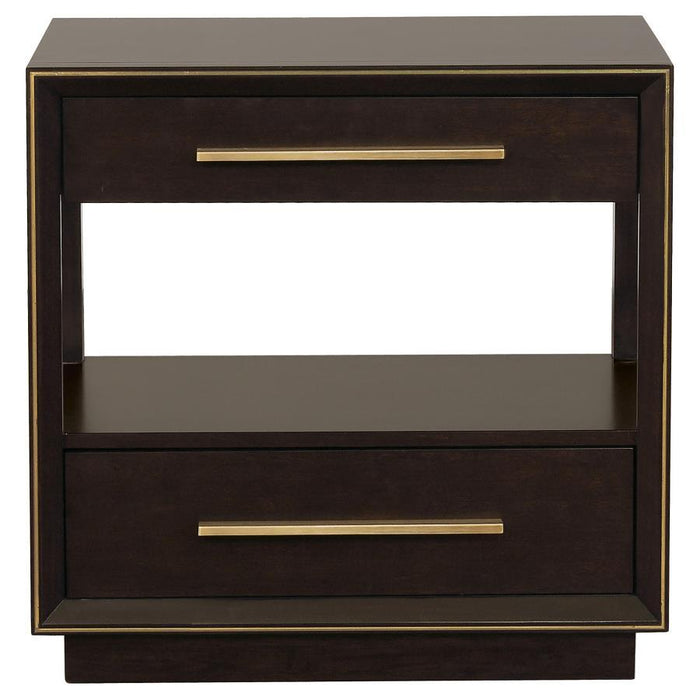 Durango - 2-Drawer Nightstand – Accent Nightstands by CoasterElevations at Furniture Wholesale Plus , Nashville furniture store