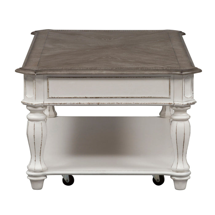 Magnolia Manor - Rectangular Cocktail Table – Cocktail Tables by Liberty Furniture at Furniture Wholesale Plus , Nashville furniture store