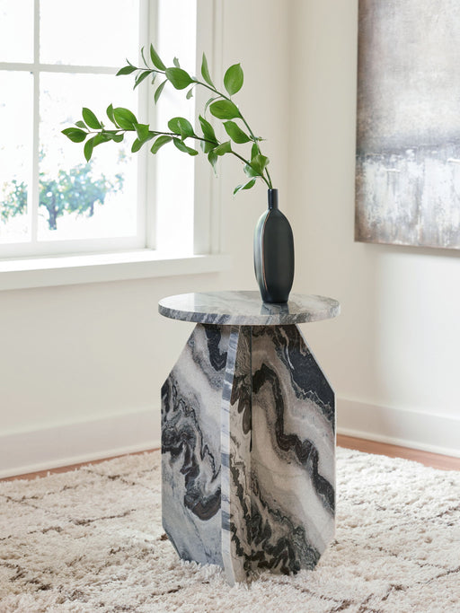 Wrenlane - Accent Table - Black / White / Taupe – Accent Tables by Signature Design by Ashley® at Furniture Wholesale Plus , Nashville furniture store