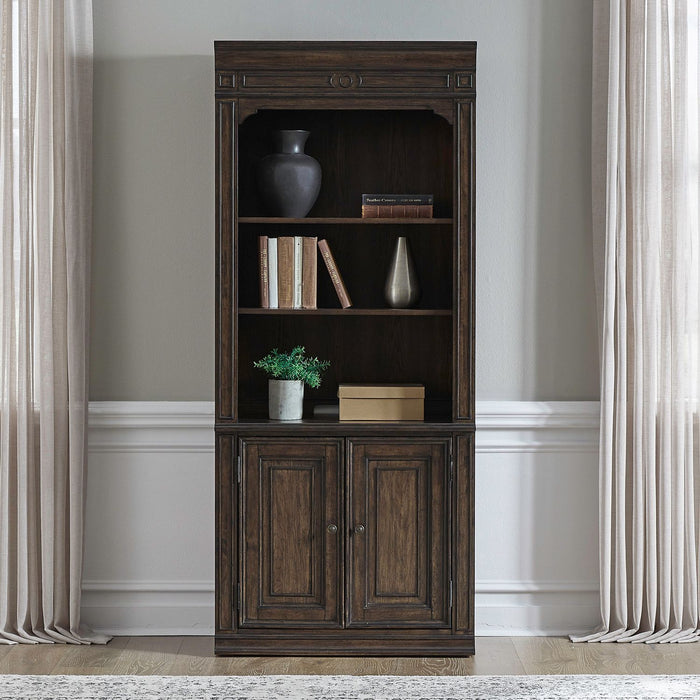 Providence Park - Bunching Bookcase - Chateau Brown – Standard Bookcases by Liberty Furniture at Furniture Wholesale Plus , Nashville furniture store