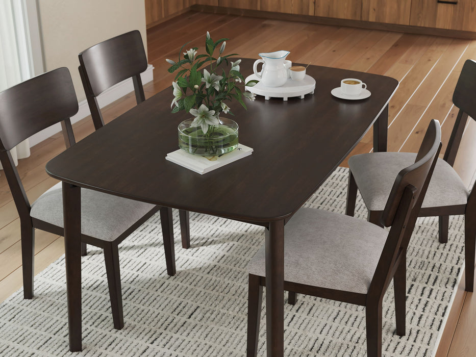 Mallenette - Dining Room Table Set (Set of 5) - Merlot – 5 Piece Dining Room Sets by Signature Design by Ashley® at Furniture Wholesale Plus , Nashville furniture store