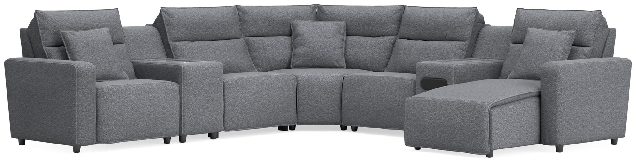Modmax II - Reclining Sectional - Salt And Pepper – Reclining Sectionals by Signature Design by Ashley® at Furniture Wholesale Plus , Nashville furniture store