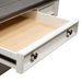 Allyson Park - Rectangular Cocktail Table - Wirebrushed White / Charcoal – Cocktail Tables by Liberty Furniture at Furniture Wholesale Plus , Nashville furniture store
